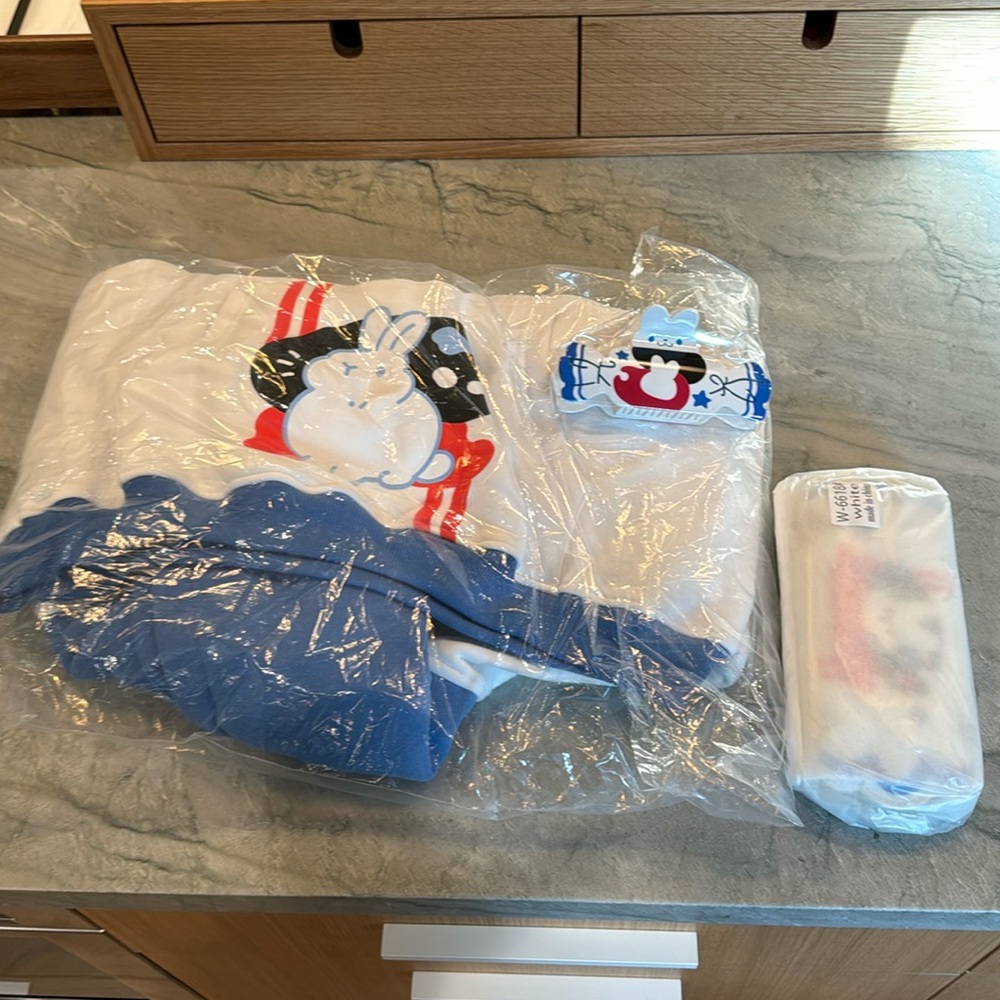 White Rabbit Jacket, Candy Wallet & Hairclip
